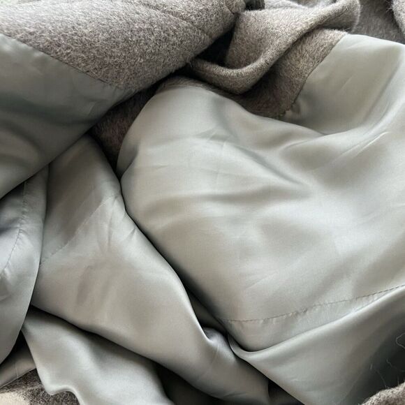 Itala Testino Suri Alpaca Wool Super Soft Jacket Women’s Size L Gray Peru‎ - Picture 13 of 15